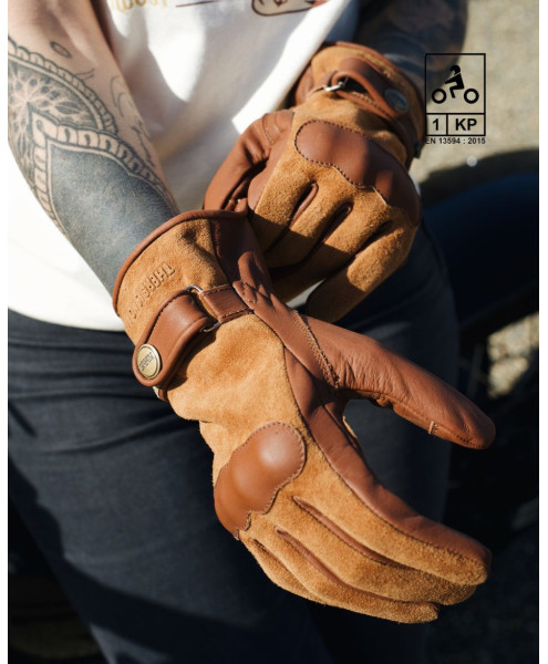 GLOVES KP CLASSIC - BROWN