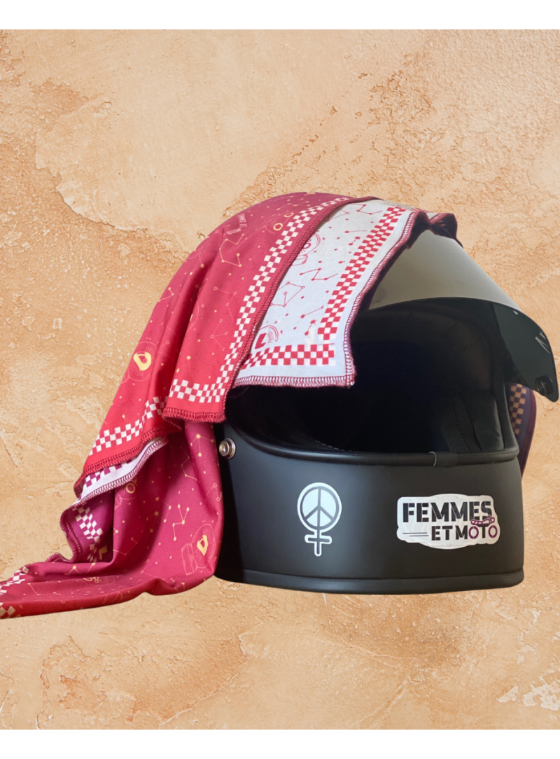 Echarpe Femme Foulards Pashmina,Tour De Cou Moto Bandana Rose Foula