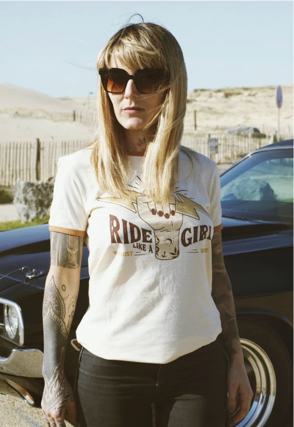 ride like a girl tee shirt